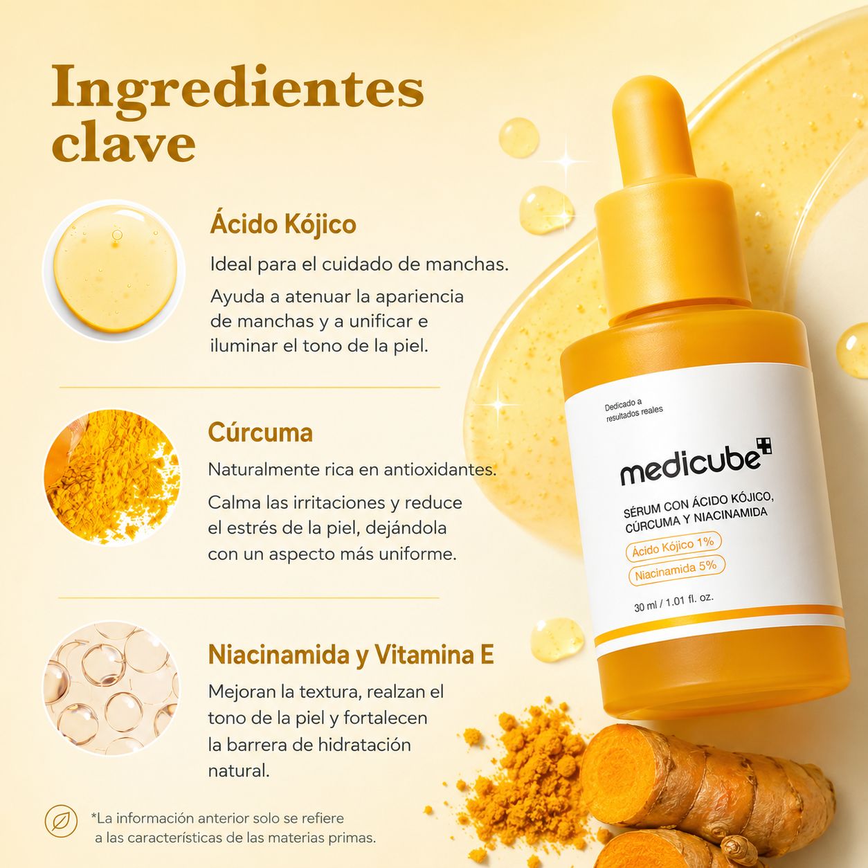 Sérum Coreano Antimanchas Kojic + Turmeric®