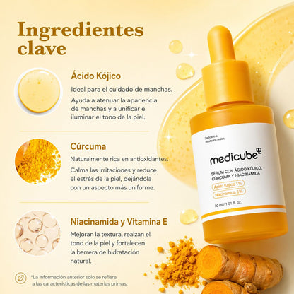 Sérum Coreano Antimanchas Kojic + Turmeric®
